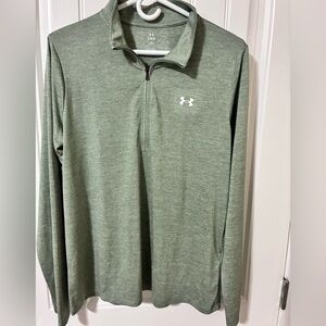 Under Armour Woman’s  Green Quarter-Zip Pullover